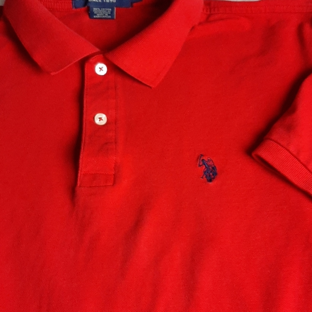 US  Polo Red PoloShirt XL